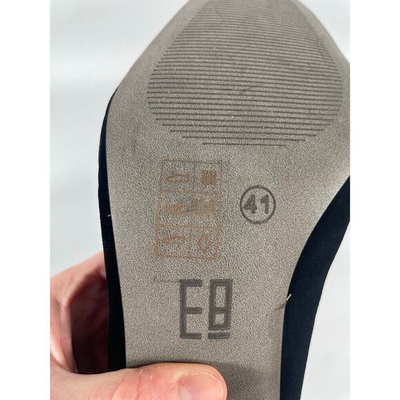 NWT Miista E8 Driel Velvet Chunky Block Heel Pumps Pearls Old Money Preppy 41 - Picture 10 of 14